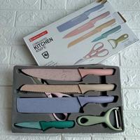 Gambar PISAU SET DAPUR KERAMIK RAINBOW LENGKAP dari JENDELA GROSIR MURAH Kota Makassar 2 Tokopedia