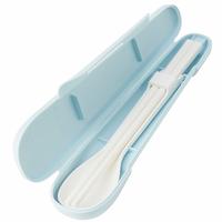 Gambar Set sendok dan sumpit dengan kotak, biru, merah muda dari Japada Kota Tangerang Selatan 3 Tokopedia