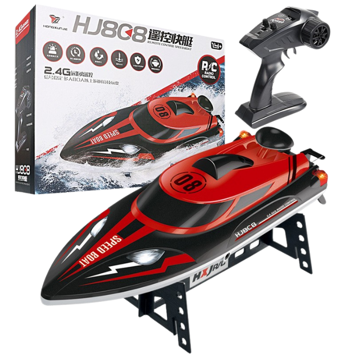 Gambar rc boat HJ808 2.4ghz 25kmh speed 150 meter kontrol kapal rc speed boat dari Plazahobby Kota Administrasi Jakarta Barat Tokopedia