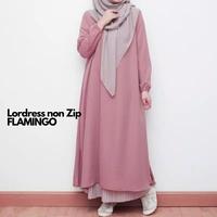 Gambar Baju muslim wanita long tunik gamis polos long dress rizaru dari niezhop Kota Bogor 3 Tokopedia