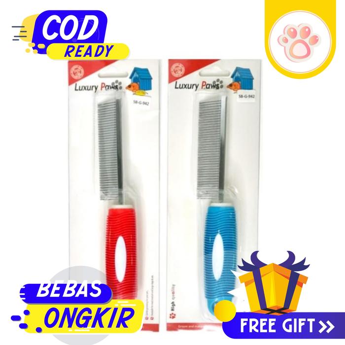 Gambar Sisir Bulu Hewan Anjing Kucing Premium Satu Sisi 1 Slicker Brush Free dari Surga Anabul Petshop Kota Semarang Tokopedia