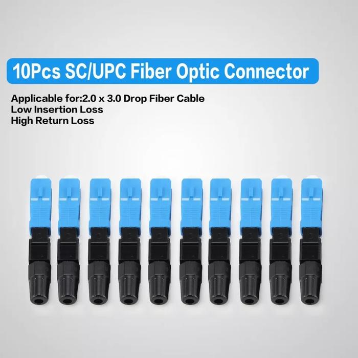 Gambar Fast Connector FO Fiber Optic SC UPC 10 PCS dari Werna-Werna Komputer Kota Administrasi Jakarta Pusat Tokopedia
