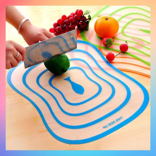 Gambar Talenan Transparan Flexible Alas Pemotong Serbaguna Cutting Board dari Miczson Kota Administrasi Jakarta Barat Tokopedia
