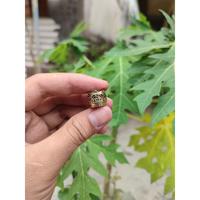 Gambar Ring pipa / once alpaka gold & silver anti karat elegan ukuran 12mm dari BAHAR ALAMI handycraft Kab. Jember 2 Tokopedia