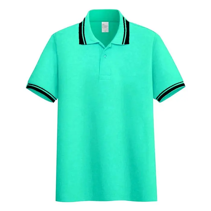 Gambar Poloshirt kerah stripe list | kaos kerah pria seragam polos Hijau Mint dari DailyStore 21 Kota Administrasi Jakarta Barat 5 Tokopedia