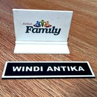 Gambar Name Tag Premium - Magnet dari toko atribut family Kab. Bandung Barat 2 Tokopedia
