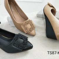 Gambar Sepatu Wedges Wanita Simoncelli Import 3cm TS87-KU dari summerkizzshop Kota Medan 3 Tokopedia