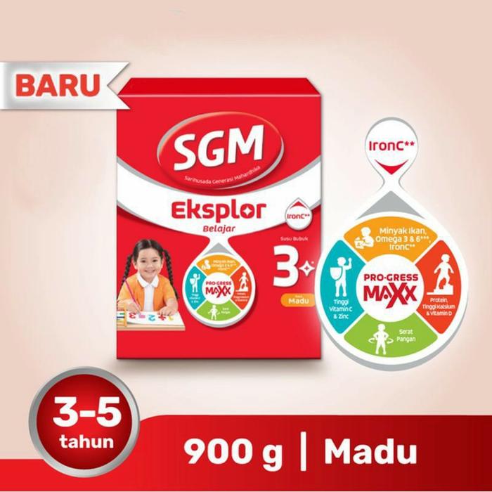 Gambar Sgm Eksplor 3 Plus 900gr Madu dan Vanilla dari lusilu store Kota Tangerang Tokopedia