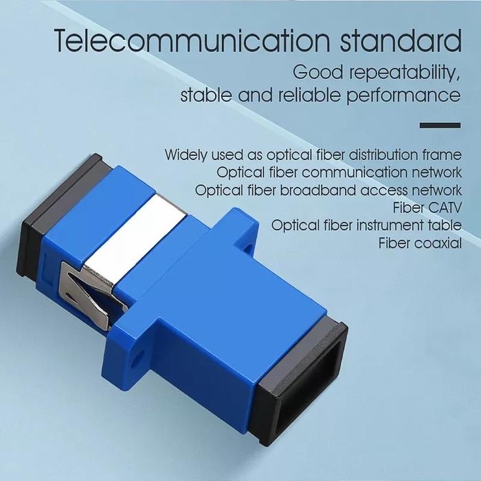 Gambar Sambungan Fast Connector SC UPC FO Fiber Optic Adapter 1pcs dari Werna-Werna Komputer Kota Administrasi Jakarta Pusat Tokopedia