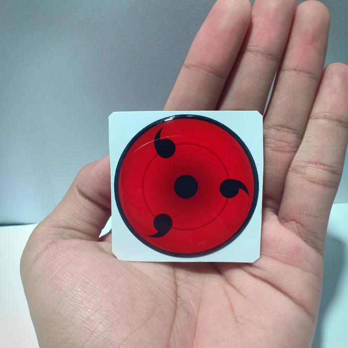 Gambar SHARINGGAN Emblem sticker timbul resin lentur dari cindul variasi Kab. Tegal Tokopedia