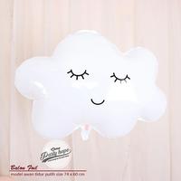 Gambar Balon foil awan putih / balon awan tidur / cloud balon awan putih dari PARTY HOPE 2 Kota Administrasi Jakarta Utara 1 Tokopedia