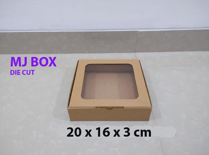 Gambar kardus/karton/box.uk.16x20x3 cm MEMANJANG KEBELAKANG Model Die Cut dari opikjaya box Kota Administrasi Jakarta Barat Tokopedia
