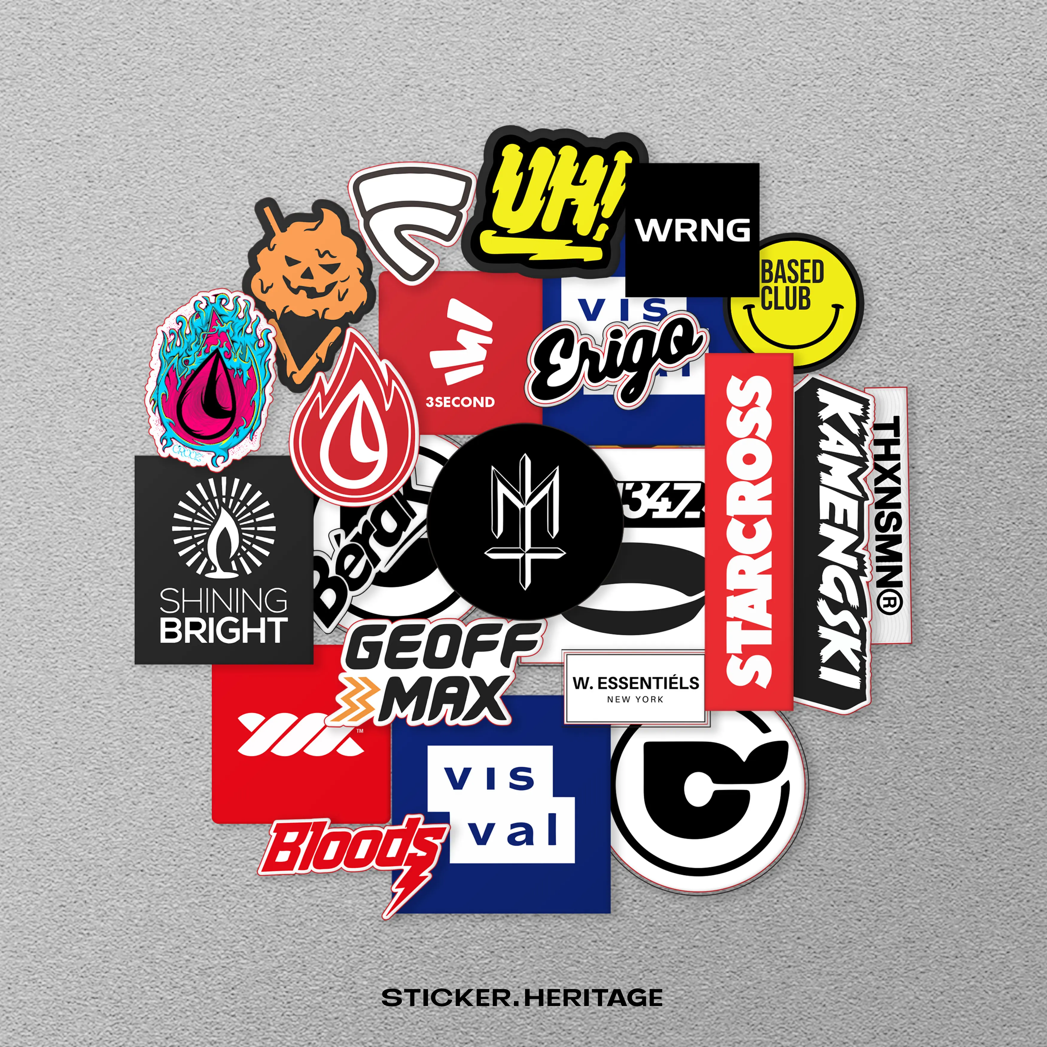 Stiker Sticker Pack LOCAL BRAND | STIKER TUMBLER LAPTOP KOPER HELM Book Paper Stationery