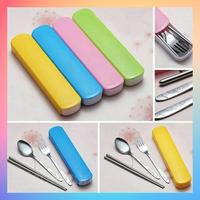 Gambar SET ALAT MAKAN SENDOK GARPU SUMPIT STAINLESS STEEL CUTLERY SET dari Miczson Kota Administrasi Jakarta Barat 1 Tokopedia