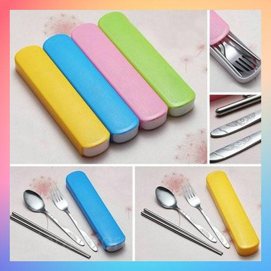 Gambar SET ALAT MAKAN SENDOK GARPU SUMPIT STAINLESS STEEL CUTLERY SET dari Miczson Kota Administrasi Jakarta Barat Tokopedia