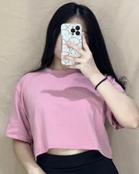 Gambar Chocho Oversize Crop Top | Baju Kaos Freesize Wanita Bigsize Nyaman - Blue dari mooruofficial Kota Medan 1 Tokopedia