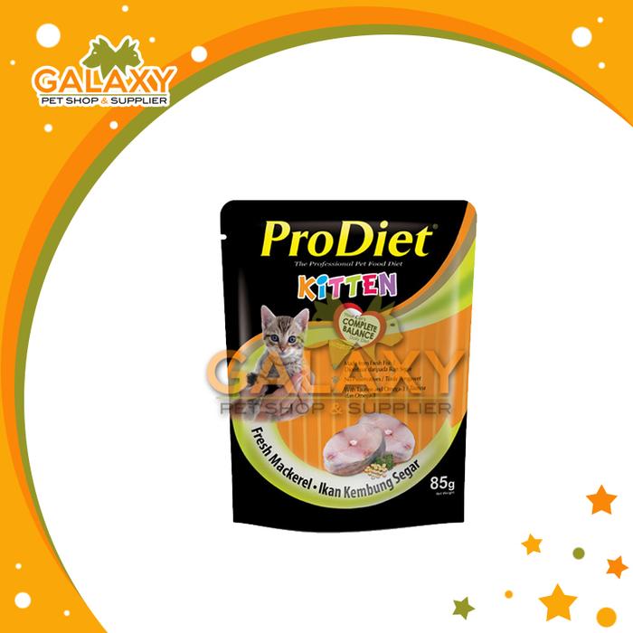 Gambar PRODIET KITTEN WET FOOD POUCH 85gr dari Galaxy Petshop Online Kota Semarang 5 Tokopedia