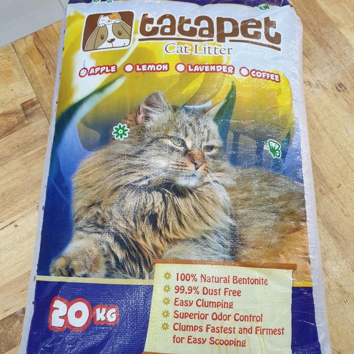 Gambar PASIR KUCING TATAPET 20KG PASIR KUCING GUMPAL WANGI dari Uber Pet Shop Kota Bandung Tokopedia