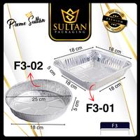 Gambar Alumunium Foil|Foil Food Tray|Wadah Alumunium Foil|Baked Tray|F3 dari Sultan Packaging Kota Administrasi Jakarta Utara 1 Tokopedia