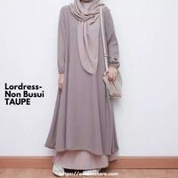 Gambar Baju muslim wanita long tunik gamis polos long dress rizaru dari niezhop Kota Bogor 2 Tokopedia