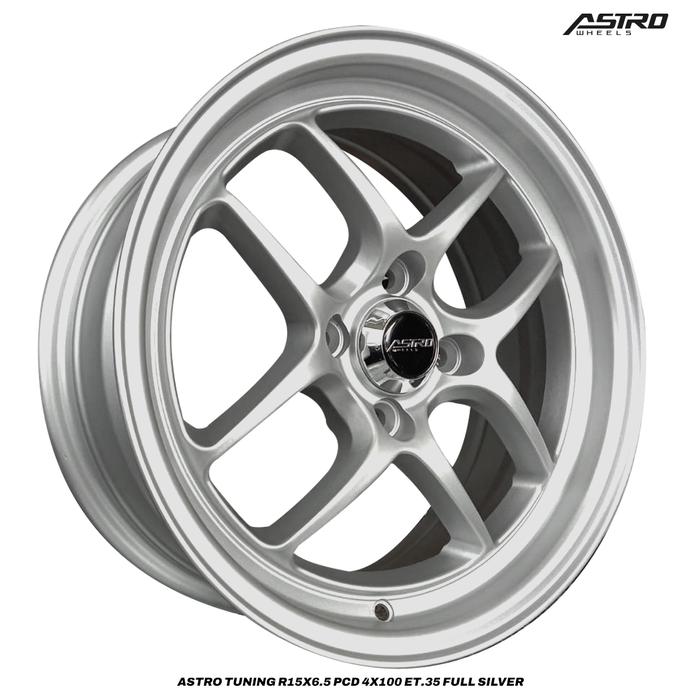 Gambar Velg Mobil ASTRO Wheels Tuning 15x6.5 4x100 ET 35 Silver dari OTTOBAN INDONESIA Kota Administrasi Jakarta Pusat Tokopedia