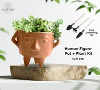Gambar Donkey Tail + Mr Human Pot Figure Set Kit dari Koeshi Home Kab. Tangerang 2 Tokopedia