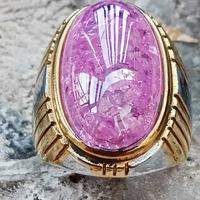 Gambar CINCIN BATU BRAZILIAN ROSE QUARTZ PECAH SERIBU dari azzaim stone Kota Administrasi Jakarta Timur 3 Tokopedia