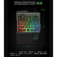 Gambar Single Hand Keyboard Gaming RGB 35 Keys - GK103 dari CTR Group Kota Surabaya 3 Tokopedia