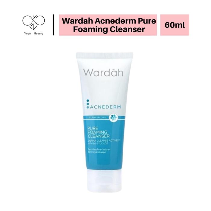 Gambar Facial Wash Wardah Acnederm 60 ml / Facial Foam For Acne / Jerawat dari Yooni Beauty Kab. Banyuwangi Tokopedia