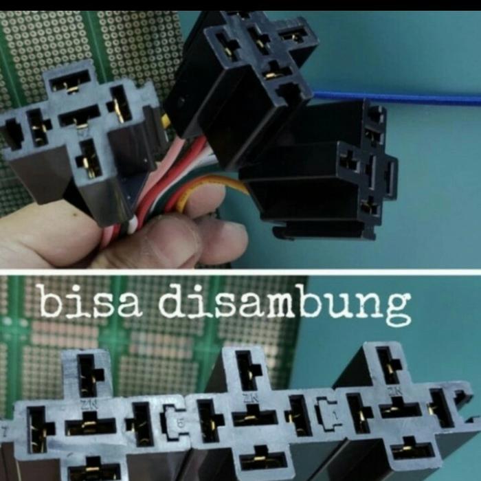 Gambar Soket Relay 5pin + kabel socket riley mobil dan motor dari ELEKTRO-JAYA Kota Administrasi Jakarta Barat Tokopedia
