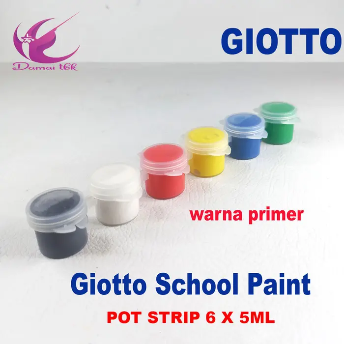 Gambar Cat Lukis Giotto / School Paint / Paket Set 6 X 5 ML dari damai-tbk Kota Cimahi 5 Tokopedia