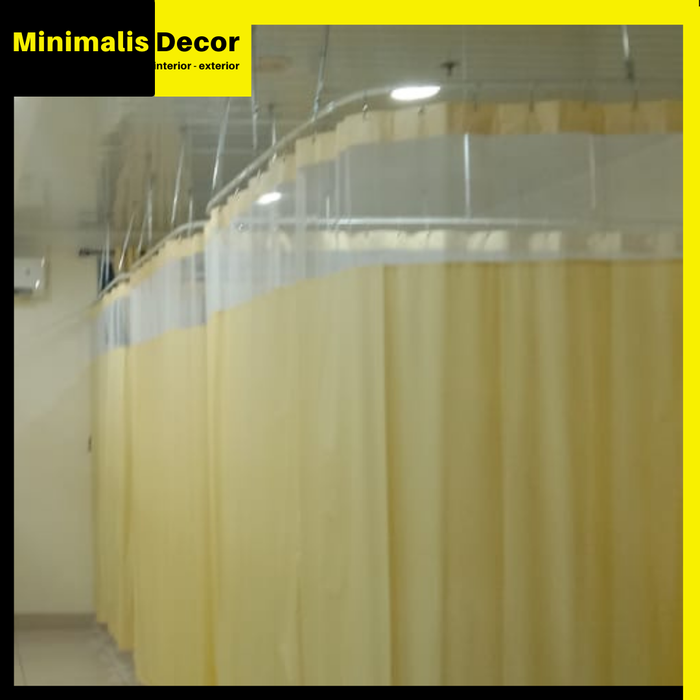 Gambar Gordyn rumah sakit pull pvc tirai plastik penutup ruang rawat dari Minimalis Decor Kab. Bandung Tokopedia