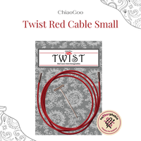 Gambar Alat Rajut ChiaoGoo Twist Red Cable Small - 14"/35cm dari Nofiberphobia Kota Surabaya 1 Tokopedia