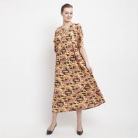 Gambar Batik Semar Kaftan PJG Liliana SHT Gandaria Krem dari Batik Semar Store Kota Surakarta 1 Tokopedia