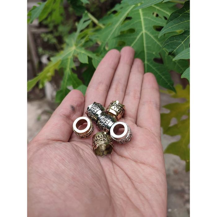 Gambar Ring pipa / once alpaka gold & silver anti karat elegan ukuran 12mm dari BAHAR ALAMI handycraft Kab. Jember Tokopedia