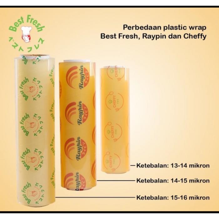 Gambar Plastik Wrapping BEST FRESH 40 cm x 500 m dari YE$ Jakarta Utara Tokopedia