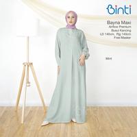 Gambar new bayna maxy dress jumbo gamis wanita big size airflow by Binti dari ILYASSA SHOP SOLO Kota Surakarta 3 Tokopedia