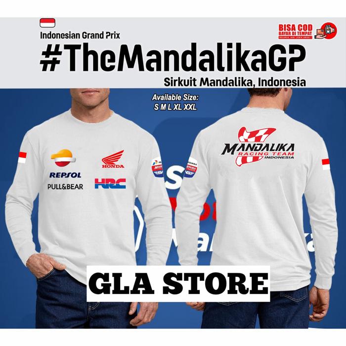 Gambar kaos circuit mandalika lombok motogp/kaos honda repsol dari G.L.A CLOTHING Kab. Bandung Barat Tokopedia