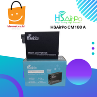 Gambar HSAIRPO CM100-A FIBER ETHERNET MEDIA CONVERTER dari Birunet Kab. Jombang 1 Tokopedia