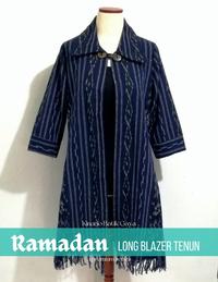 Gambar Batik tenun wanita Kinario tunik tenun ikat Sumba hitam kuning dari KINARIO BATIK Kota Depok 4 Tokopedia
