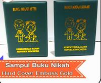 Gambar Cover Buku Nikah Hard Cover / Sampul Buku Nikah Suami Istri Emboss dari rezeki langit store Kab. Sleman 4 Tokopedia