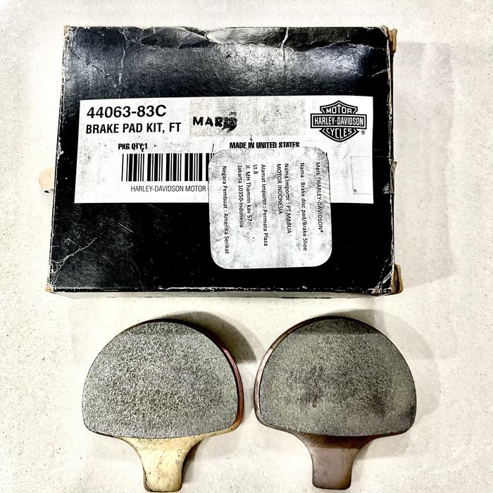 Gambar Brake pad kit 44063-83C Genuine Harley Davidson kampas rem harley ori dari Empire House Kota Bekasi Tokopedia