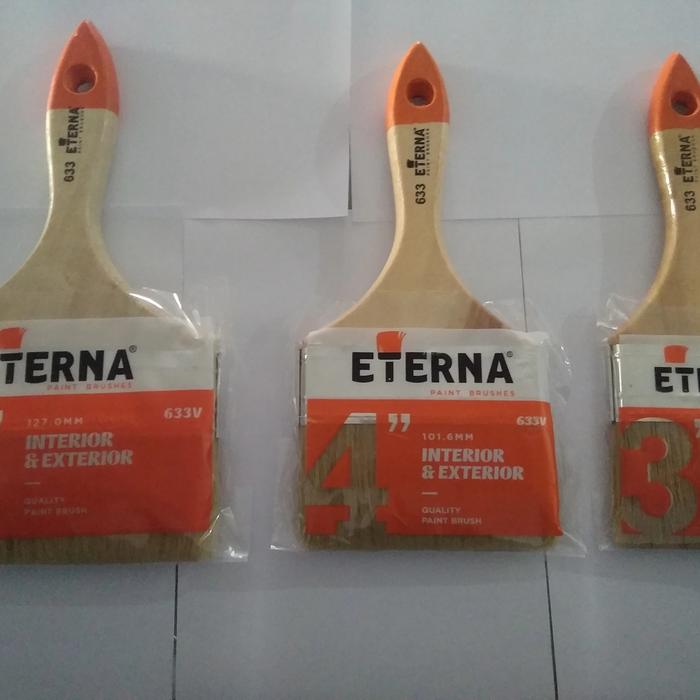 Gambar Kuas Cat Tembok Eterna Ukuran 3/4 inchi - 6inchi dari TB.Saxophone Hill Kota Malang Tokopedia
