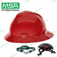 Gambar Helm Proyek Kerja Safety MSA Lokal Fullbrim Fastrack+Tali Dagu - Merah dari Multindo Safety Kota Administrasi Jakarta Barat 2 Tokopedia
