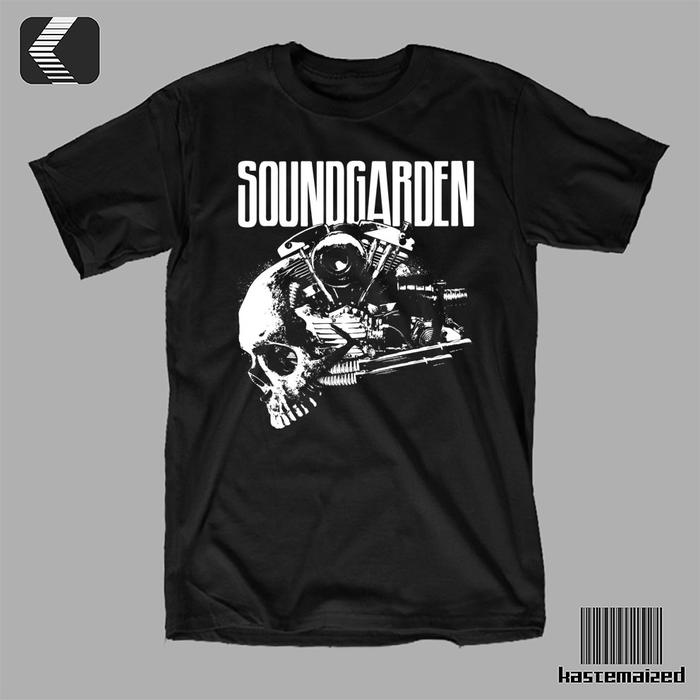 Gambar Kaos Band SOUNDGARDEN - SKULL MACHINE dari KASTEMAIZED Kota Bandung Tokopedia