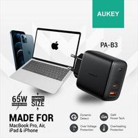 Gambar AUKEY CHARGER PA-B3 OMNIA MIX 65W 2 PORT PD CHARGER FAST FOR MAC dari D&D-oLshop Kota Depok 5 Tokopedia
