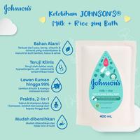 Gambar Johnsons Baby Milk + Rice - Hair & Body Baby Bath dari tokobobobalikpapan Kota Balikpapan 3 Tokopedia