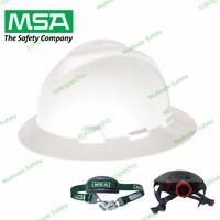 Gambar Helm Proyek Kerja Safety MSA Lokal Fullbrim Fastrack+Tali Dagu - Putih dari Multindo Safety Kota Administrasi Jakarta Barat 2 Tokopedia