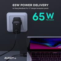 Gambar AUKEY CHARGER PA-B3 OMNIA MIX 65W 2 PORT PD CHARGER FAST FOR MAC dari D&D-oLshop Kota Depok 2 Tokopedia