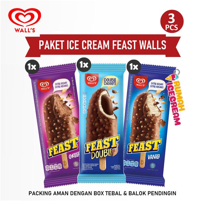 Gambar Paket Ice Cream Feast Walls 3pcs dari Rumah Ice Cream Indonesia Kota Administrasi Jakarta Selatan Tokopedia